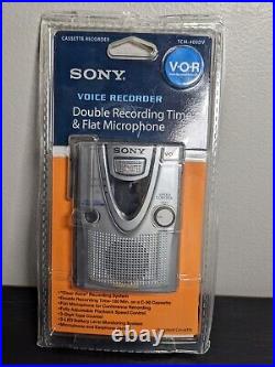 Vintage Sony TCM-400DV Handheld Cassette Voice Recorder VOR New Sealed