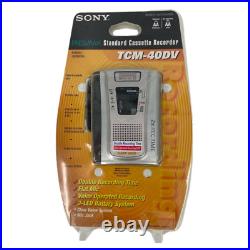 Vintage Sony TCM-40DV Pressman Standard Cassette Recorder New Unopened Packaging