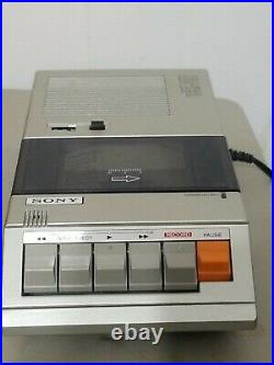 Vintage Sony TCM-737 Cassette Corder Tape Recorder Player TESTED Working