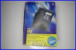 Vintage Sony TCM-S63 Hanheld Cassette Recorder