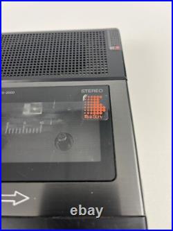 Vintage Sony TCS-2000 Cassette Recorder Portable Player 1990 Made in Japan