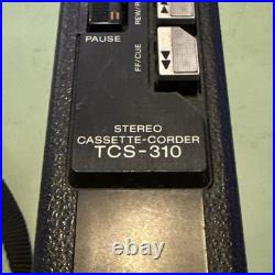 Vintage Sony TCS-310 Stereo Cassette Recorder Pete Fountain Estate Parts Repair