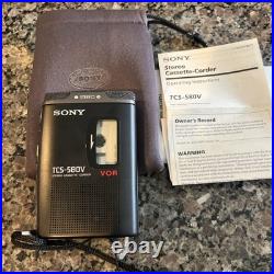 Vintage Sony TCS-580V Stereo Cassette Recorder (1995)