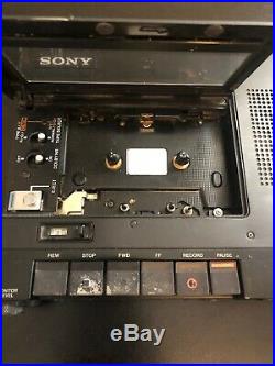 Vintage Sony Tc-d5m Professionalstereo Cassette Recorder Working