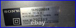 Vintage Sony Tc-k71 Cassette Deck 3-head Dolby Variable Bias Metal Tape