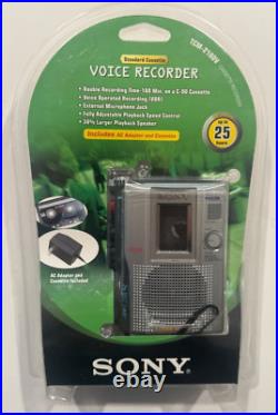 Vintage Sony Tcm-210dv Standard Cassette Voice Recorder-new In Package Vintage Sony Tcm-210dv Standard Cassette Voice Recorder-new In Package