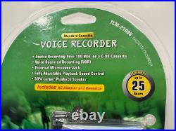 Vintage Sony Tcm-210dv Standard Cassette Voice Recorder-new In Package Vintage Sony Tcm-210dv Standard Cassette Voice Recorder-new In Package