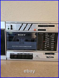 Vintage Sony Transound FM/AM Stereo Cassette Recorder Boombox CFS-3000-Tested