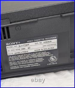 Vintage Sony VHS VCR Plus SLV-778HF 4 Head HiFi Video Cassette Recorder Tested