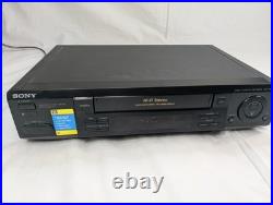 Vintage Sony VHS VCR Plus SLV-778HF 4 Head HiFi Video Cassette Recorder Tested