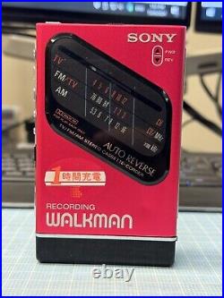 Vintage Sony WM-F203 Walkman Cassette Player FM Working Japan