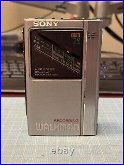 Vintage Sony WM-F404 Walkman Cassette Player FM Working Japan