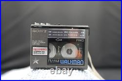 Vintage Sony WM-F65 Walkman Cassette Player AM/FM Radio Working (new belt)