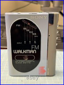 Vintage Sony WM-F70 Walkman Cassette Player FM Working Japan