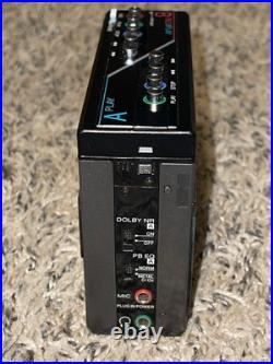 Vintage Sony WM-W800 Walkman Cassette Recorder Black Great Condition