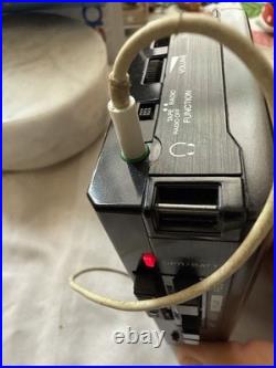 Vintage Sony Walkman Cassette Corder Recorder AM/FM Radio WM-F17 As Is With Box