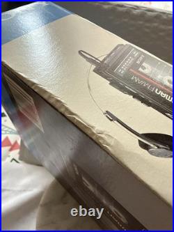 Vintage Sony Walkman Cassette Corder Recorder AM/FM Radio WM-F17 As Is With Box