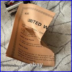 Vintage Sony Walkman Cassette Corder Recorder AM/FM Radio WM-F17 As Is With Box