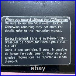 Vintage Sony Walkman Personal Cassette Recorder Tcm-84v