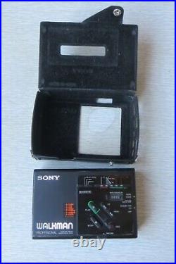 Vintage Sony Walkman Professional WM-D3 CASSETTE CORDER PARTS OR REPAIR