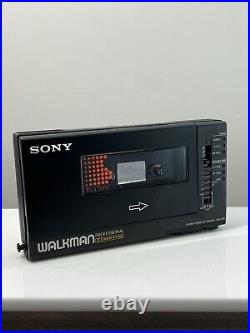 Vintage Sony Walkman Professional WM-D6C Cassette Player withCase Mint withextras