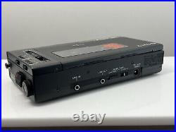 Vintage Sony Walkman Professional WM-D6C Cassette Player withCase Mint withextras