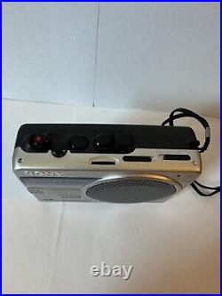 Vintage Sony Walkman Radio FM AM Recording Cassette WM-SR10 Tested Works