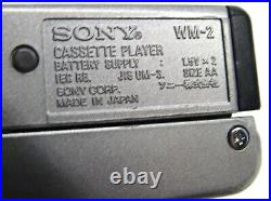 Vintage Sony Walkman WM-2 Cassette Player PARTS REPAIR Made in Japan AS IS