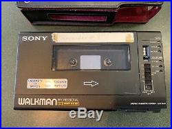 Vintage Sony Walkman WM-D6C Professional Stereo Cassette Player Recorder & Case