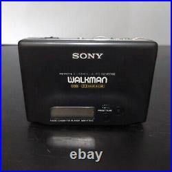 Vintage Sony Walkman WM-F701C Radio Cassette Player AS-IS audio black Japan