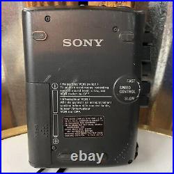 Vintage Sony tcm-459v Portable Full Size Flat Mic Cassette Recorder