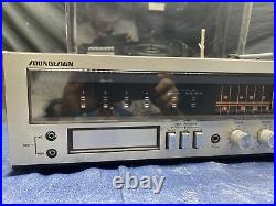 Vintage Soundesign AM/FM Stereo Cassette Recorder Turntable Model 69D