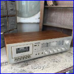 Vintage Soundesign Model 5601 AM/FM Stereo Receiver Cassette Recorder Woodgrain Vintage Soundesign Model 5601 AM/FM Stereo Receiver Cassette Recorder Woodgrain