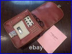 Vintage Soviet Cassette Recorder Topaz D-202 USSR MVD KGB Military