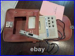 Vintage Soviet Cassette Recorder Topaz D-202 USSR MVD KGB Military