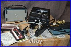 Vintage Soviet MVD KGB Military Cassette Recorder Topaz D-202 USSR