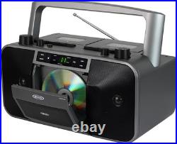 Vintage Stereo Boombox Portable CD MP3 Cassette Recorder AM/FM Radio Vintage Stereo Boombox Portable CD MP3 Cassette Recorder AM/FM Radio