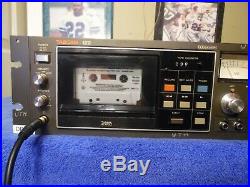 Vintage TASCAM 122 Professional 3 Head Rack Mount Cassette Tape Deck Recorder