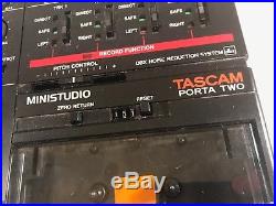 Vintage TASCAM Porta Two Multitrack / Four Track Cassette Tape Recorder Mixer