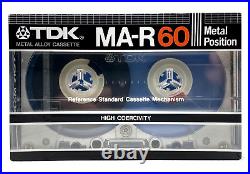 Vintage TDK MA-R 60 Type IV Metal Cassette Tape (Sealed / New)