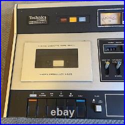 Vintage TECHNICS by Panasonic Cassette Deck RECORDER 263AU DOLBY SYSTEM Works