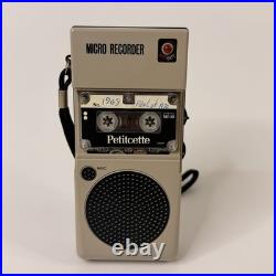 Vintage TOHO TCT-2700 Micro Cassette Recorder with MANUAL And BOX JAPAN