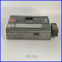 Vintage TOSHIBA Walky KT-RS1 Cassette Player Recorder with Mic Untested As-Is