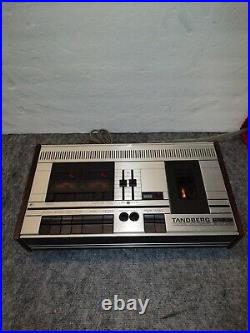Vintage Tandberg TCD 310 Cassette Tape Player/Recorder as-is for parts or repair