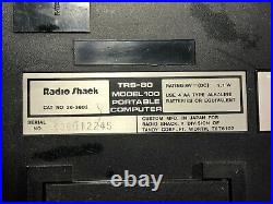 Vintage Tandy/Radio Shack TRS-80 Model 100 Portable Computer + Cassette Recorder