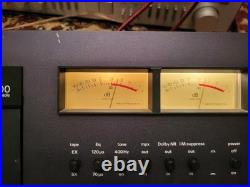 Vintage Tape Player Nakamichi 600 2 Head Cassette Recorder Deck Console Black