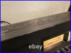 Vintage Tape Player Nakamichi 600 2 Head Cassette Recorder Deck Console Black