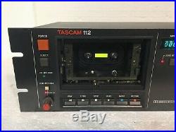 Vintage Tascam 112 Cassette Player/Recorder-Works Great-Clean-All New Belts