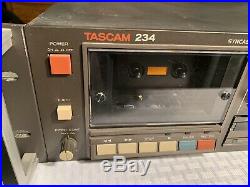 Vintage Tascam 234 Syncaset 4-Track Cassette Recorder