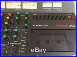 Vintage Tascam 246 Analog 4-Track Cassette Tape Recording Studio